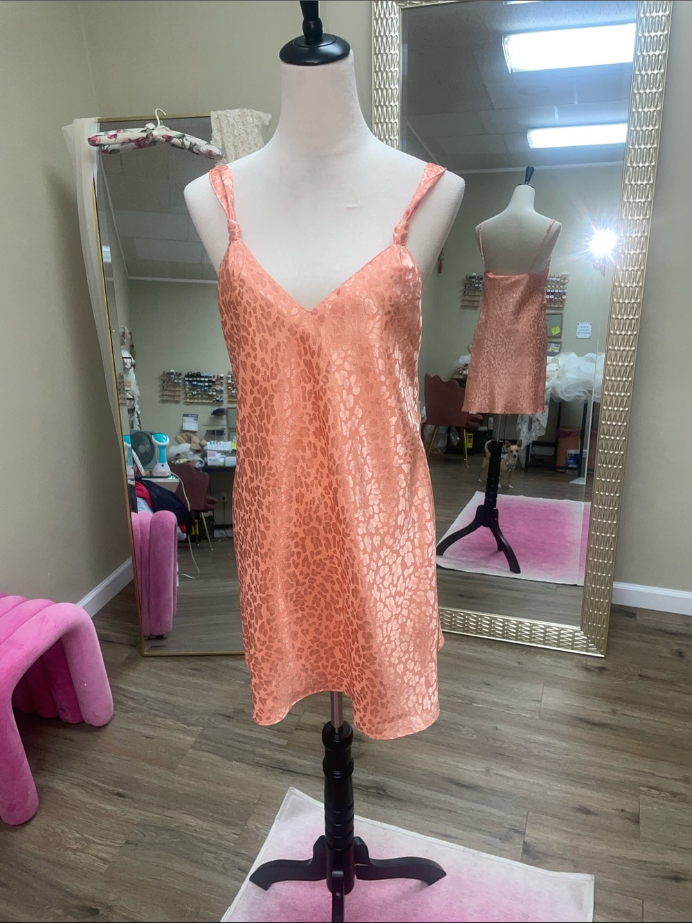 90S CREAMSICLE SLIP DRESS